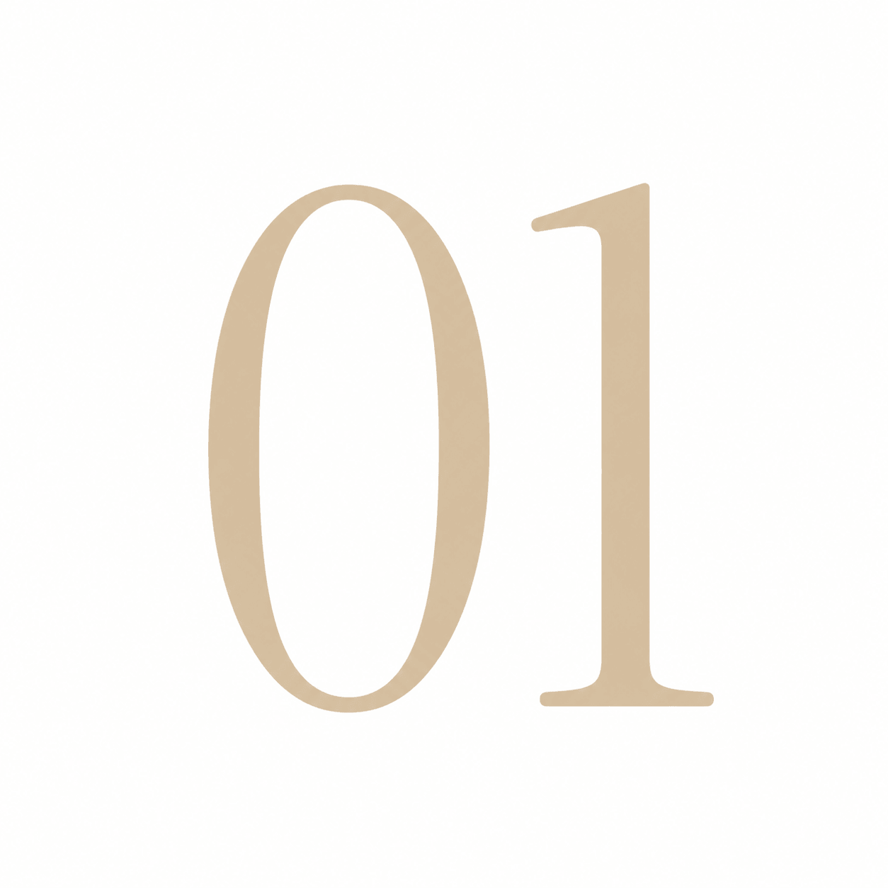 Zahl 01 gold leadwithvalue